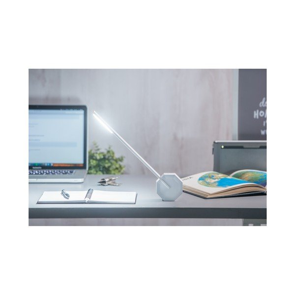 Biela LED stolová lampa (výška  38 cm) Octagon One – Gingko-image-3