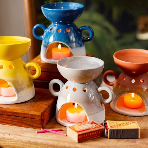 Sivá arómolampa Sass & Belle Bohemian Home Mojave-image-1