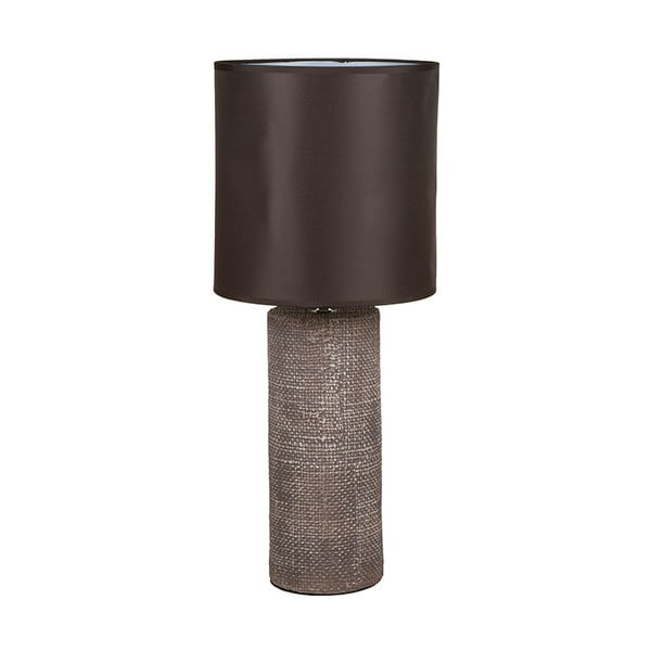 Hnedá keramická stolová lampa Santiago Pons Coastal, výška 70 cm