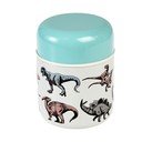 Modrá/krémová termoska na jedlo/detská 280 ml Prehistoric Land – Rex London