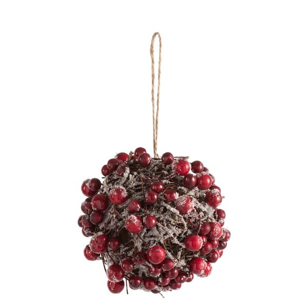 Závesná dekorácia J-Line Berries, ⌀ 12 cm