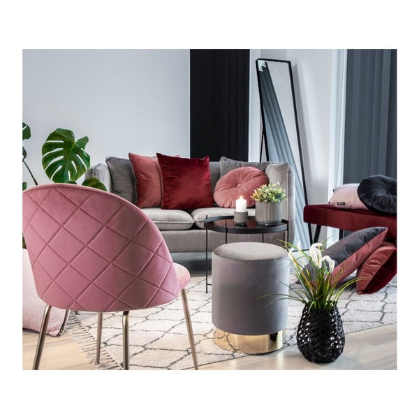 Súprava 2 ružových jedálnych stoličiek House Nordic Geneve-image-2