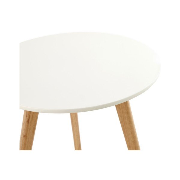 Súprava 2 odkladacích stolíkov s bielou doskou Kokoon Espino-image-3