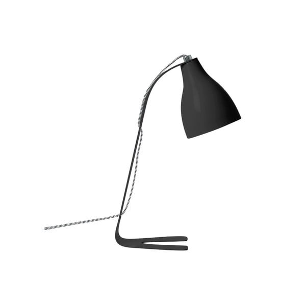 Čierna stolová lampa Leitmotiv Barefoot