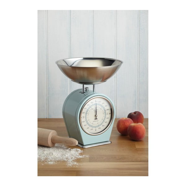 Modrá kuchynská váha Kitchen Craft Living Nostalgia, nosnosť 4 kg-image-1