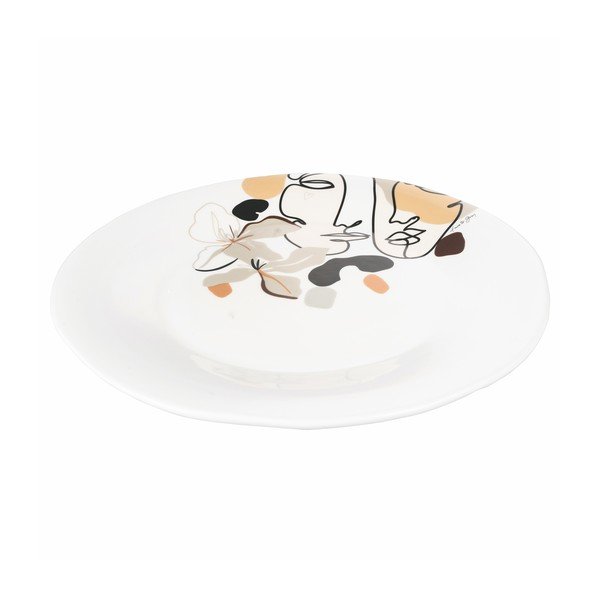 Keramický servírovací tanier VDE Tivoli 1996 Face to Grey, ø 35 cm-image-1