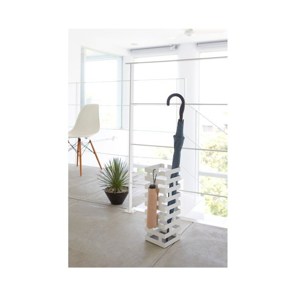 Biely stojan na dáždniky YAMAZAKI Brick-image-2