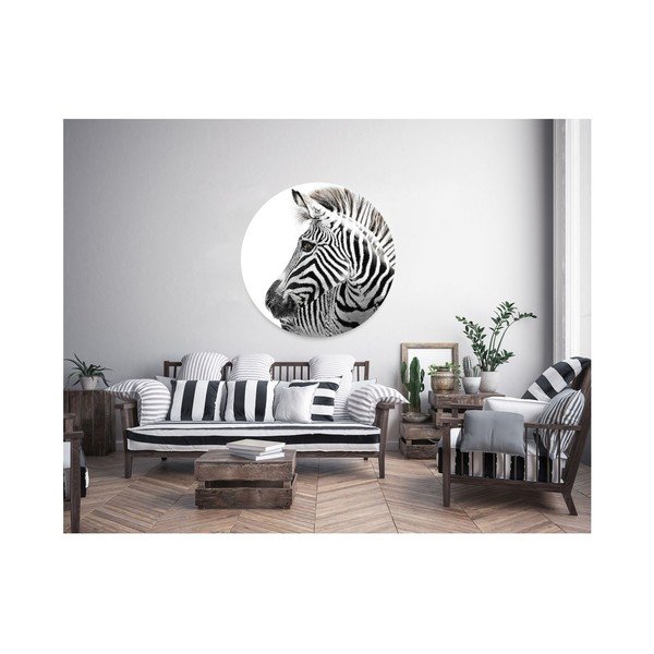 Nástenná dekorácia Styler Ring Zebra, ø 70 cm-image-1