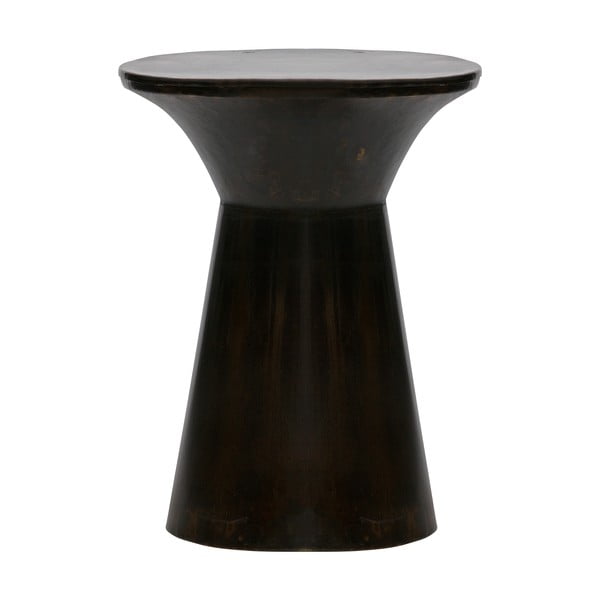 Kovový odkladací stolík vo farbe bronzu WOOOD Diaz, ⌀ 40 cm