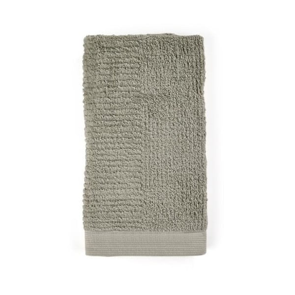 Sivozelený uterák zo 100% bavlny Zone Classic Eucalyptus, 50 × 100 cm