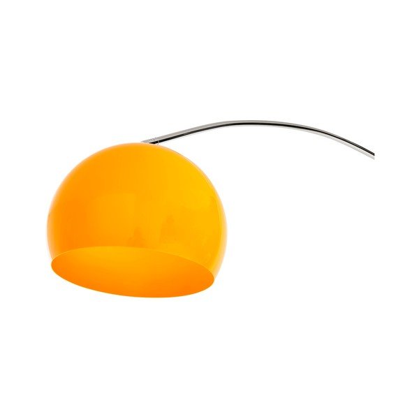 Stojacia lampa s oranžovým tienidlom a mramorovou základňou Kokoon Loft-image-1