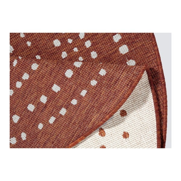Červený vonkajší koberec NORTHRUGS Bali, ⌀ 140 cm-image-4