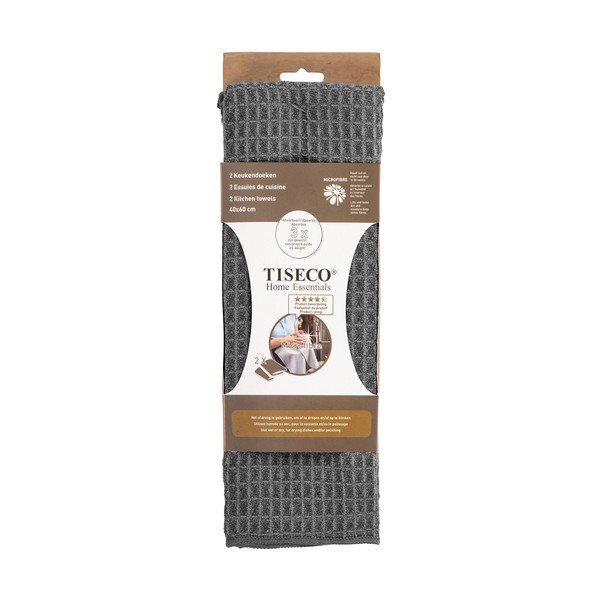 Utierky v súprave 2 ks z mikrovlákna 40x60 cm Waffle – Tiseco Home Studio-image-1