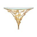 Nočný stolík v zlatej farbe Butterfly – Mauro Ferretti