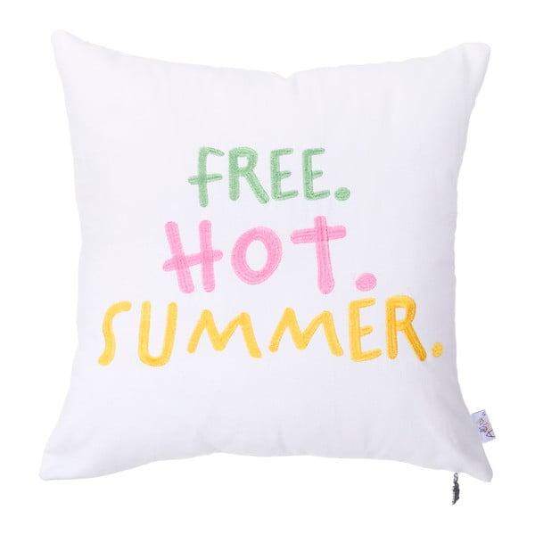 Krémová obliečka na vankúš Apolena Free Hot Summer, 41 × 41 cm