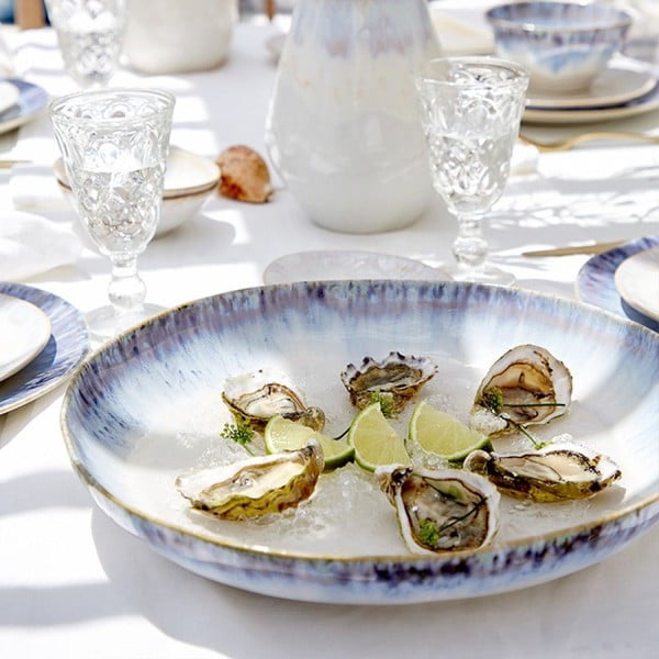 Modrá kameninová misa na ovocie Costa Nova Brisa, ⌀ 36 cm-image-1