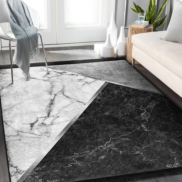 Bielo-čierny koberec 80x150 cm - Mila Home-image-4