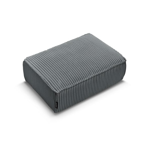 Tmavosivá menčestrová podnožka Chelsea – Bobochic Paris-image-4