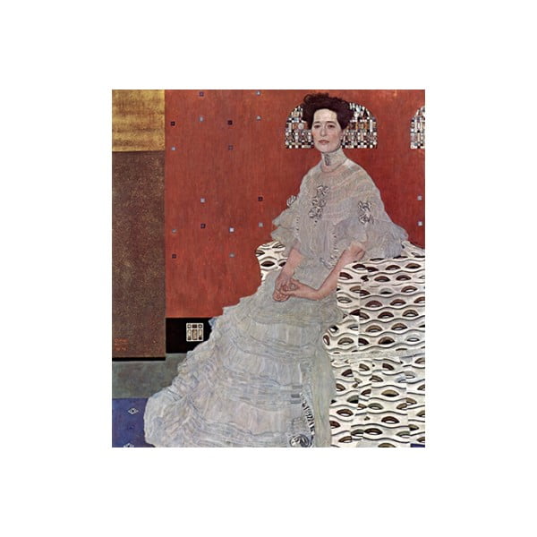 Reprodukcia obrazu Gustav Klimt - Fritza Riedler, 70 x 60 cm