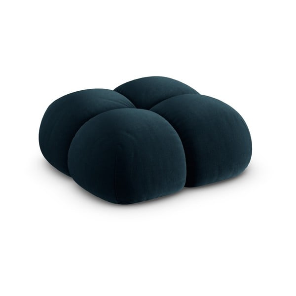 Tmavomodrá zamatová podnožka Loretto – Cosmopolitan Design-image-2