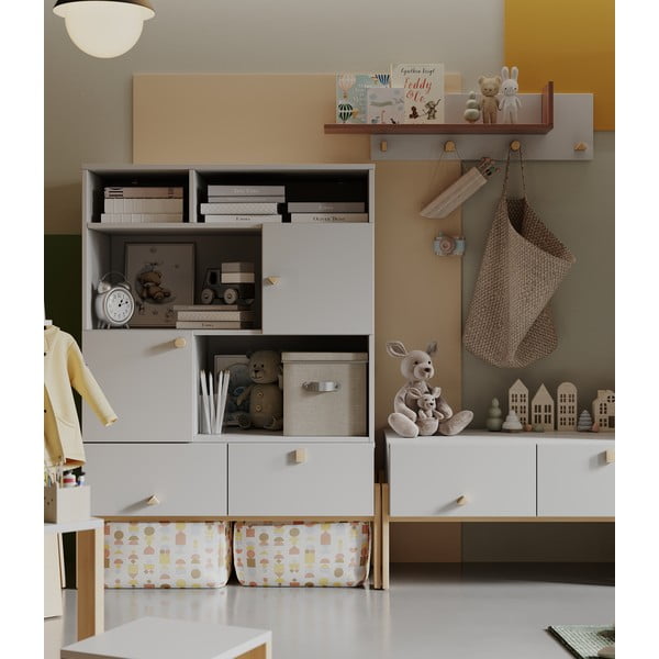 Podnožie z bukového dreva v prírodnej farbe Cube - Pinio-image-4