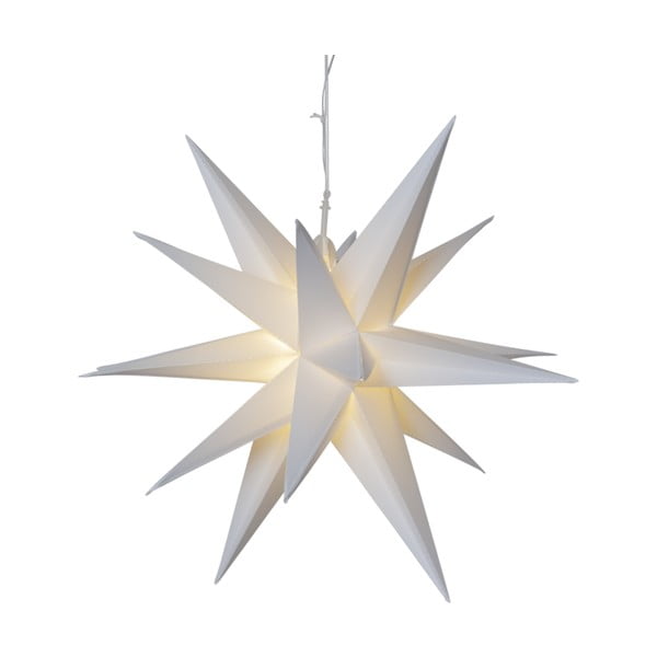 Biela vonkajšia svetelná dekorácia s vianočným motívom Alice – Star Trading