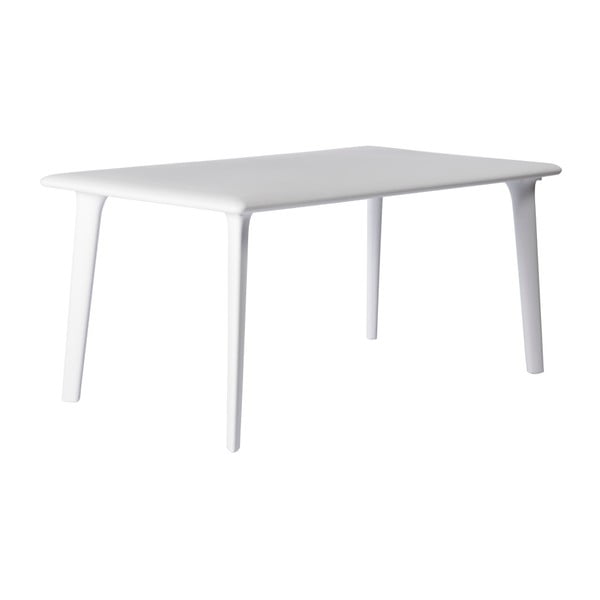 Biely záhradný stôl Resol Dessa, 160 x 90 cm
