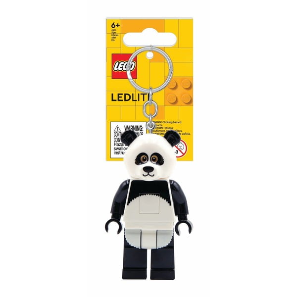 Čierno-biela kľúčenka so svietidlom Iconic Panda – LEGO®-image-1