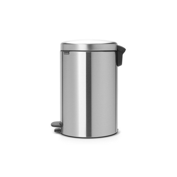 Pedálový oceľový odpadkový kôš v matne striebornej farbe 20 l NewIcon – Brabantia-image-1