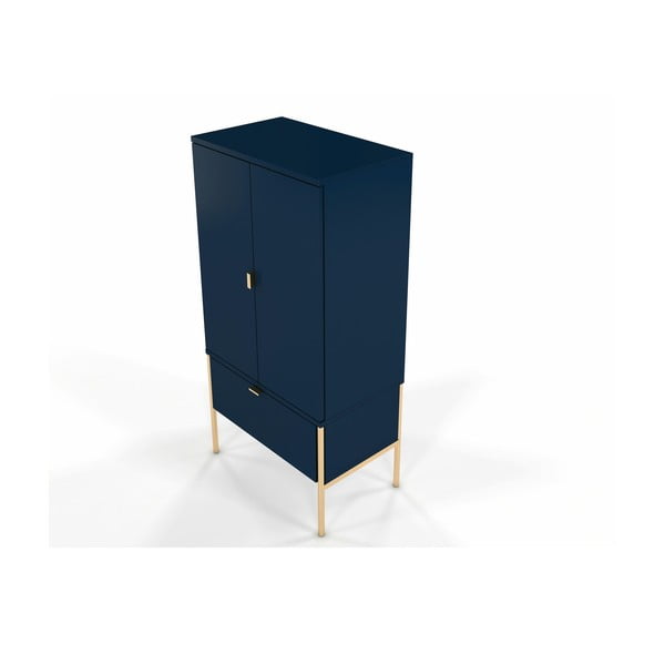Komoda v námorníckej modrej farbe Skandic Polka Combi-image-2