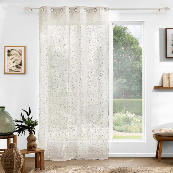 Záclona v béžovej a zlatej farbe 140x240 cm Maissa – douceur d'intérieur-image-4