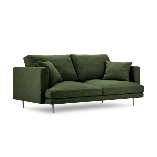 Fľaškovozelená pohovka Milo Casa Piero, 220 cm-image-4