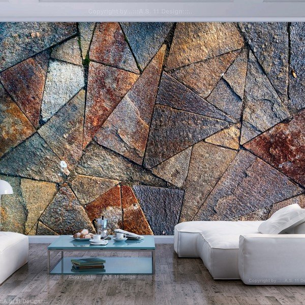 Veľkoformátová tapeta Artgeist Colourful Pavement Tiles, 400 x 280 cm-image-1