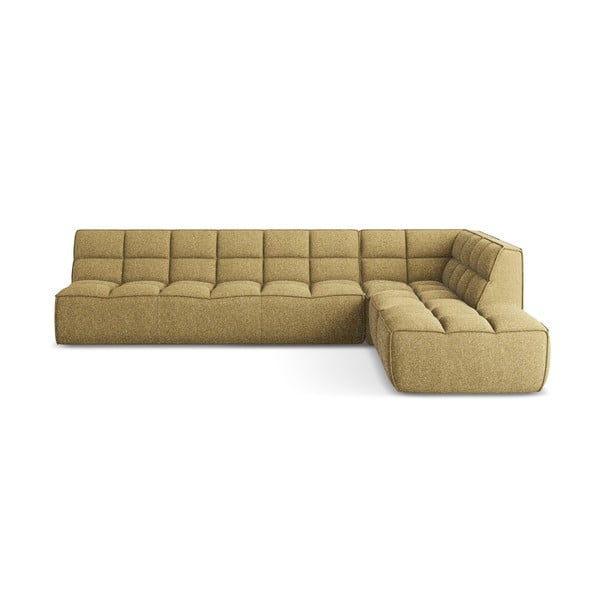 Modulárna rohová pohovka v horčicovej farbe (variabilná) Kalai – Makamii