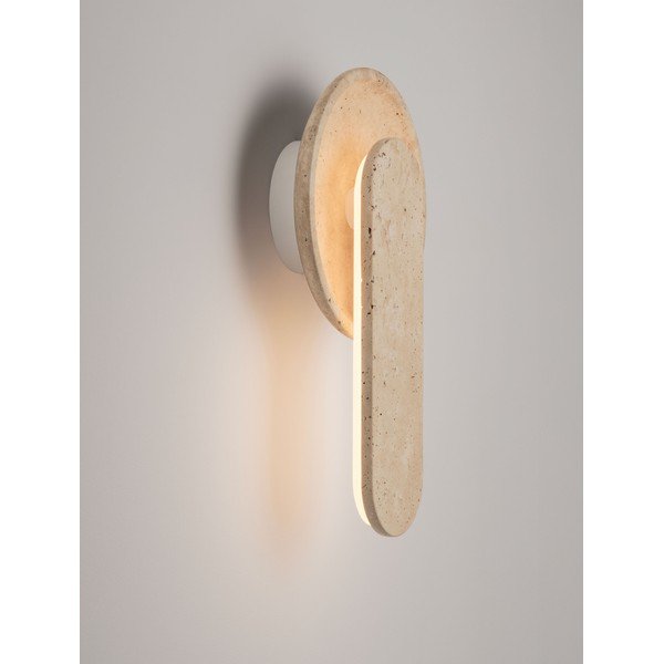 Béžové kamenné LED nástenné svietidlo Mavis – Nova Luce-image-4