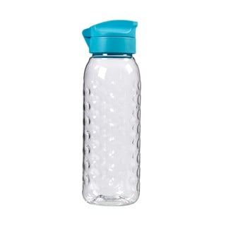 Fľaša s modrým viečkom Curver Dots, 450 ml