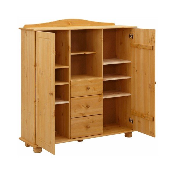 Hnedá drevená skriňa Støraa Ella-image-3