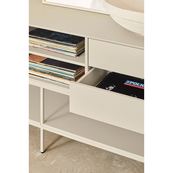 Krémový TV stolík 175x74x45 cm Platt – Teulat-image-1