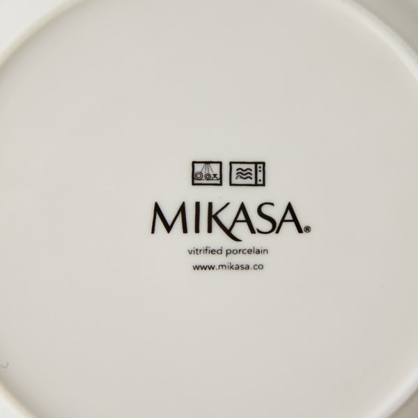 Biely porcelánový tanier Mikasa Ridget, ø 22 cm-image-3