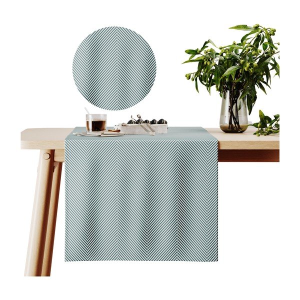 Zamatový behúň na stôl 40x140 cm Clear – AmeliaHome-image-4