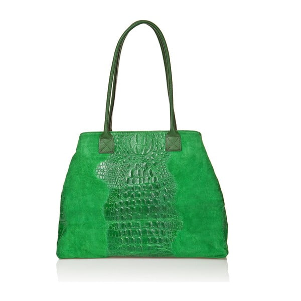 Kožená kabelka Anabela, zelená