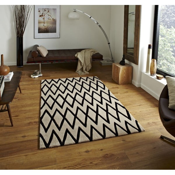 Koberec Beige Black, 150x230 cm-image-2