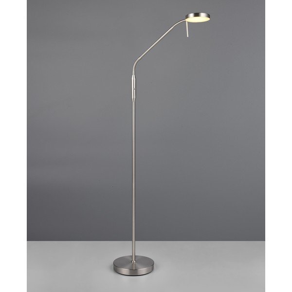 LED stojacia lampa v striebornej farbe (výška 160 cm) Moreno – Reality-image-1