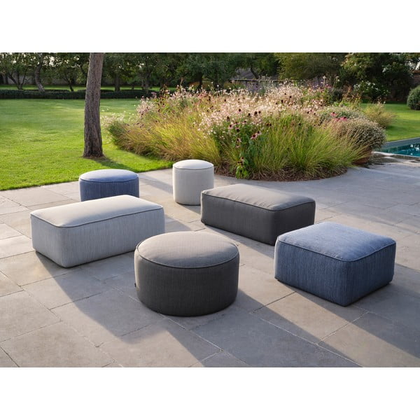 Tmavosivý záhradný taburet – Diphano-image-3