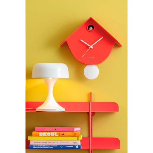 Červená kovová stolová lampa (výška  20 cm) Moda Retro – Leitmotiv-image-1