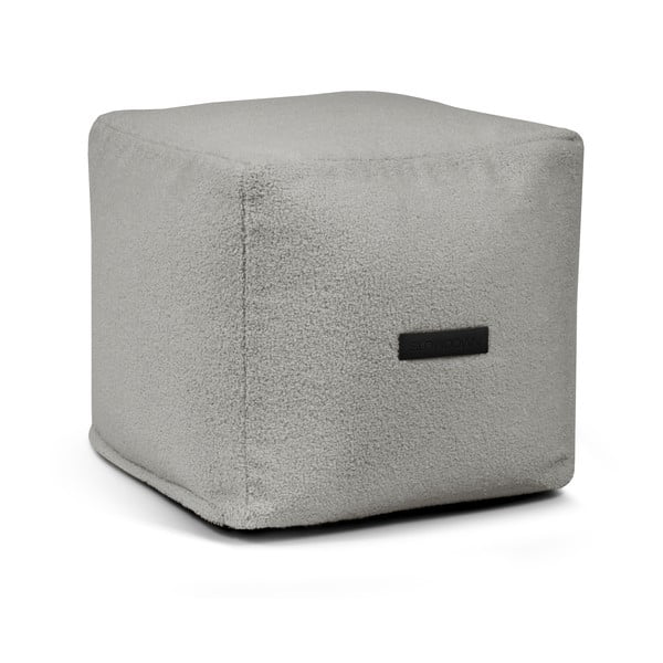 Svetlosivý sedací vak z textílie buklé Up! MooG – SLOWDOWN