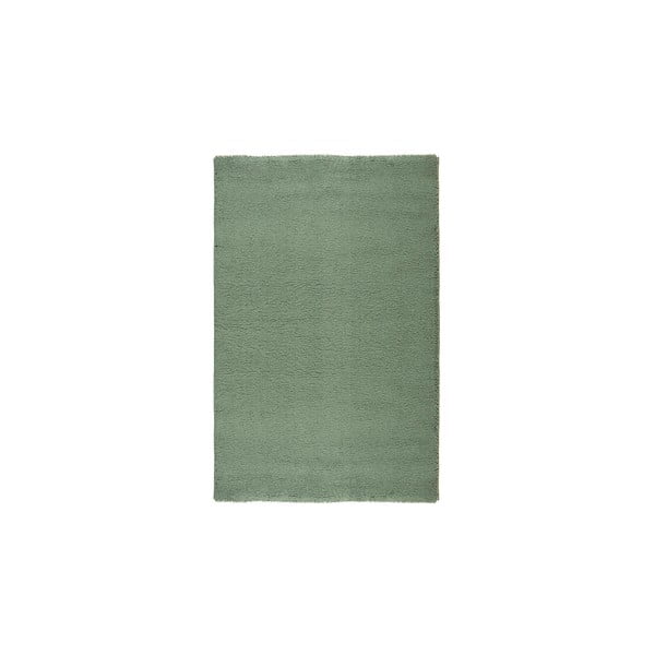 Vlnený koberec Pradera, 90x160 cm, zelený