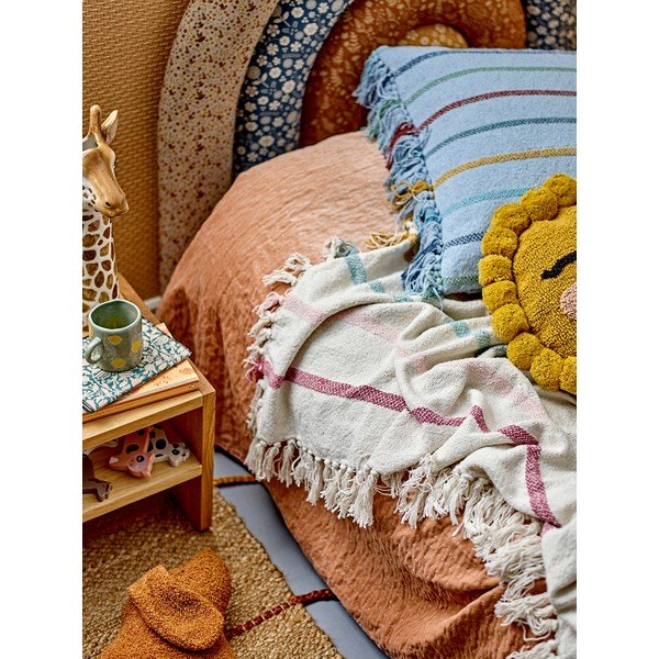 Krémová detská deka 130x160 cm Frey – Bloomingville Mini-image-1