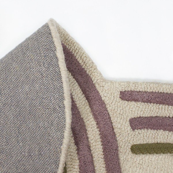 Zelený ručne tkaný vlnený koberec 140x200 cm Spiral Shaped  – Flair Rugs-image-4