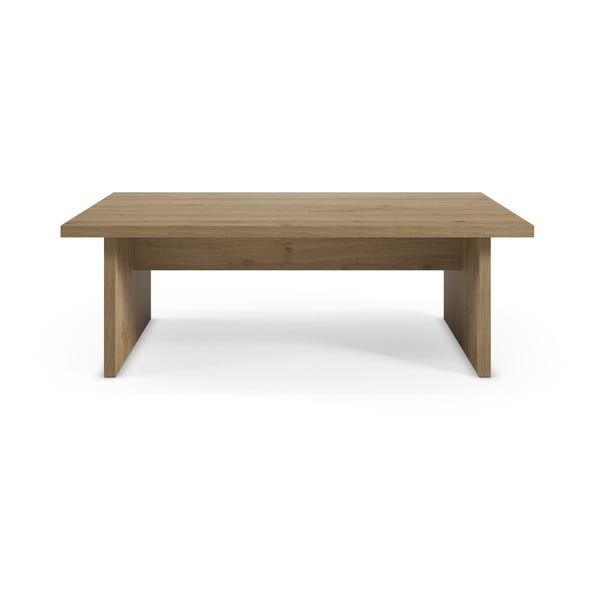 Konferenčný stolík s doskou v dubovom dekore v prírodnej farbe 70x120 cm Loana – Marckeric-image-3